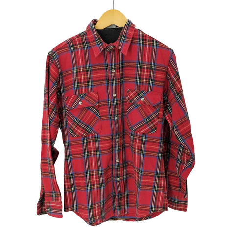 プレンティス Prentiss USA製 チェック コットンネルシャツ メンズ JPN:S